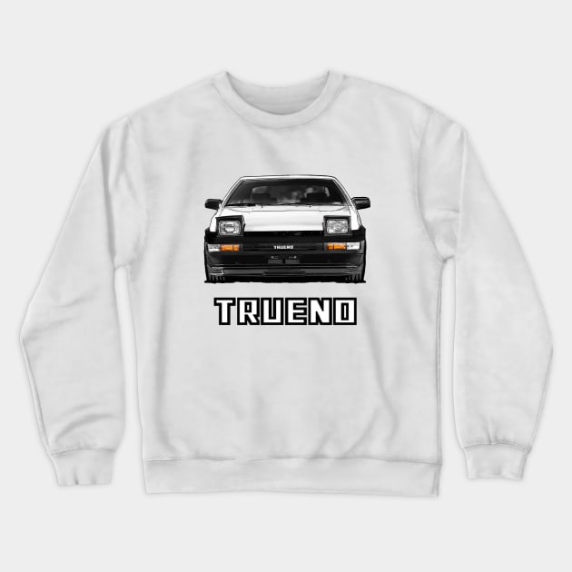 Toyota AE86 Trueno Crewneck Sweatshirt by Woreth